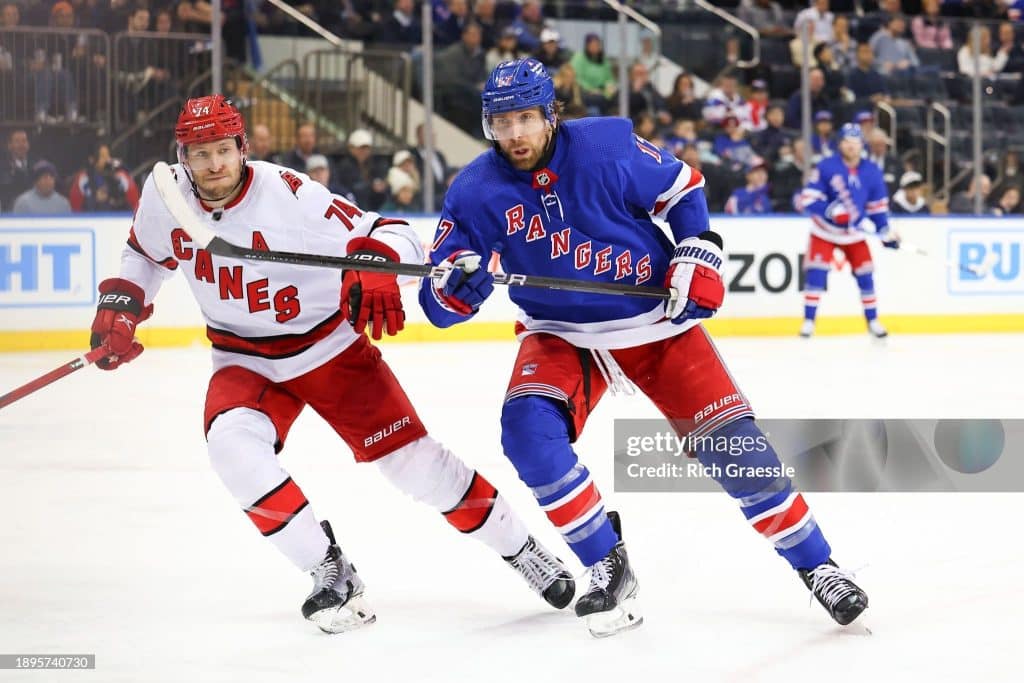 New York Rangers Carolina Hurricanes Metropolitan Division Odds NHL