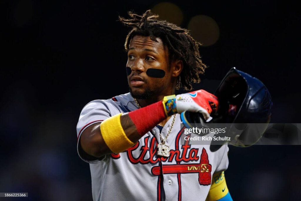 MLB Stolen Base Leader odds, Ronald Acuna Jr.