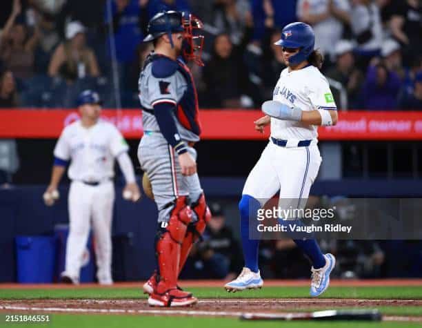 The Blue Jays host the Twins in their second of three games.