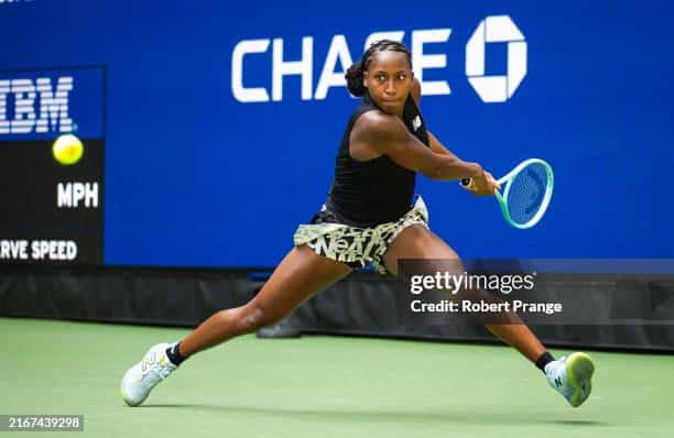 V. Gracheva vs defending champion Coco Gauff in the first round of the US Open WTA Tennis