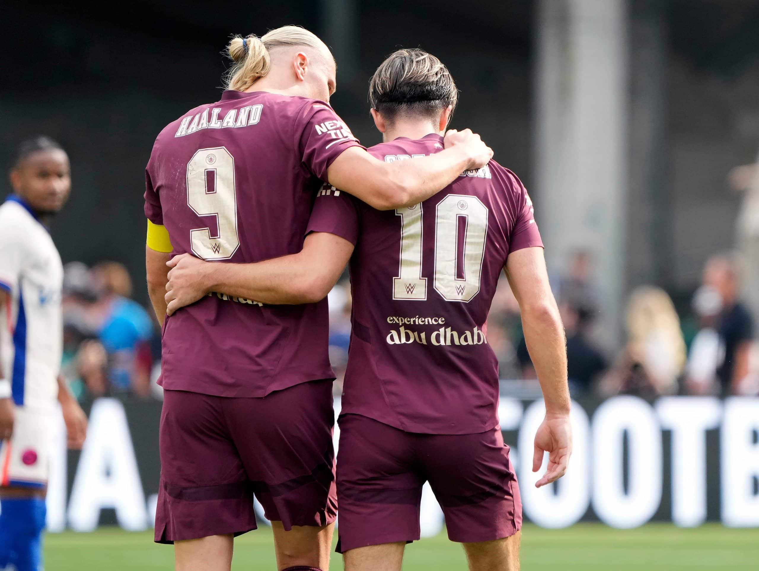 Erling Haaland, Jack Grealish, Manchester City