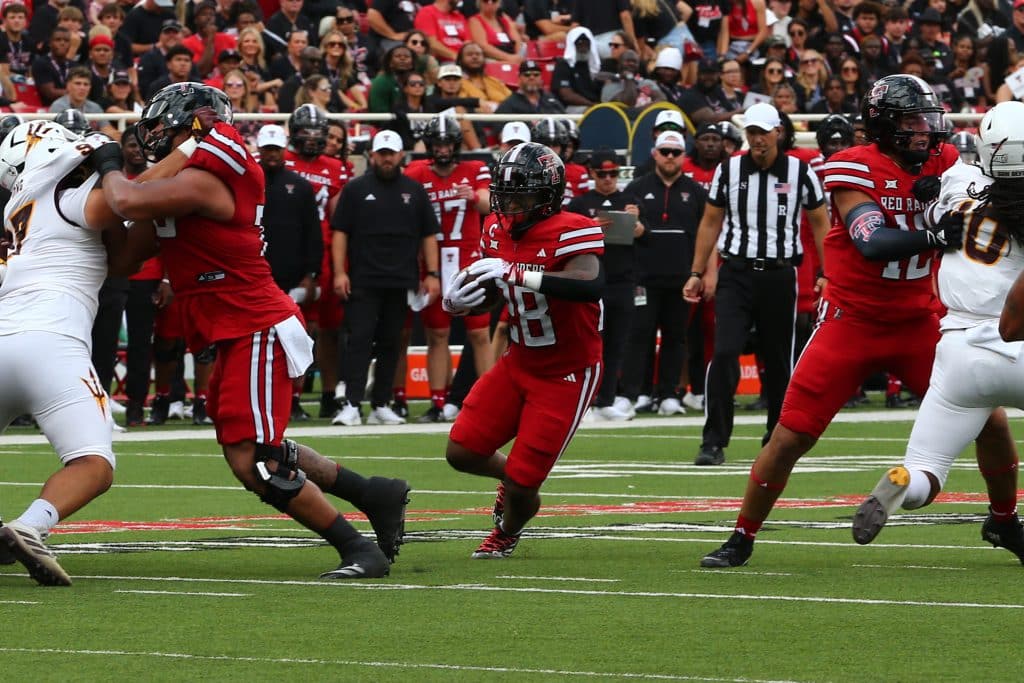 Texas Tech Red Raiders RB Tahj Brooks